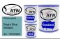 Preview: Chevrolet, Bright Blue Metallic, 24 / WA9346: 1L Lackdose + 1L Klarlack + 500ml Härter - Set, von ATW Autoteile West.